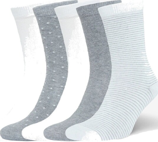 Enkel Studio Regular Socks 5Pk  Eslouise   GREY   37 41