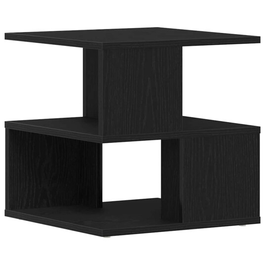 Sidebord Svart Eik 40x40x40 cm Ingeniørtre