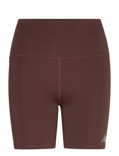 New Balance Nb Harmony High Rise Short 6" Brown XS New Balance Nb Harmony High Rise Short 6" Brown XS