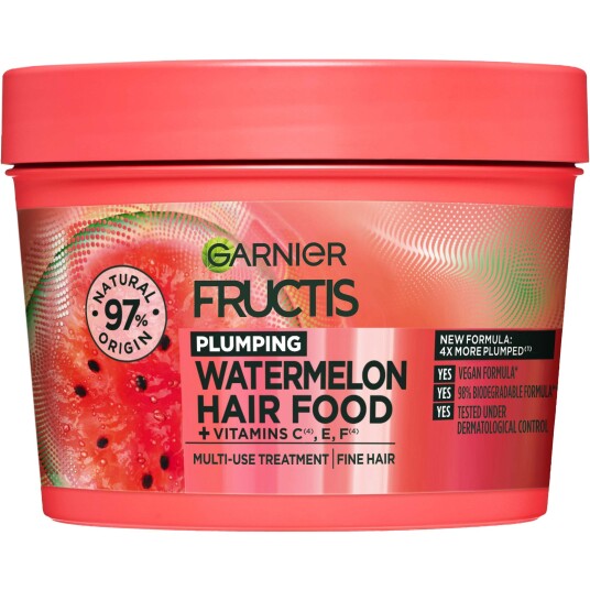 Garnier Hårpleie Garnier Fructis Hair Food Watermelon Mask 400ml
