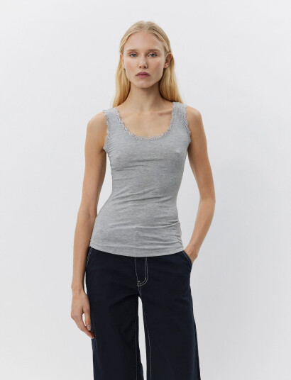 Sofie Schnoor Ulrikkesw Top Grey S Sofie Schnoor Ulrikkesw Top Grey S