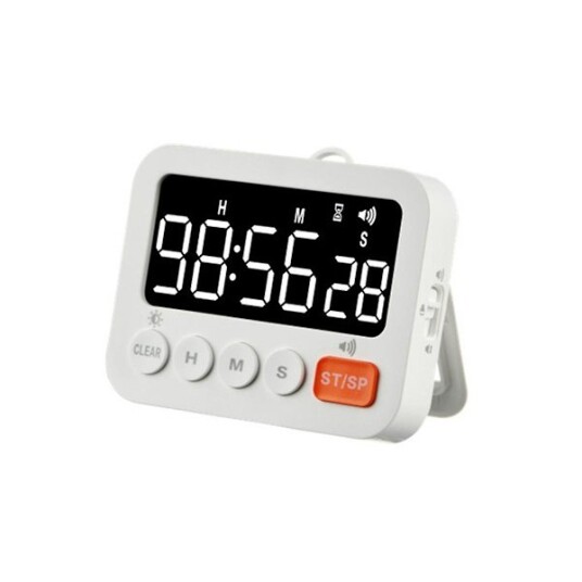 Kjøkkentimer Digital Timer Manuell Nedtelling Koketimer Dusj Studere Stoppeklokke Kjøkken G