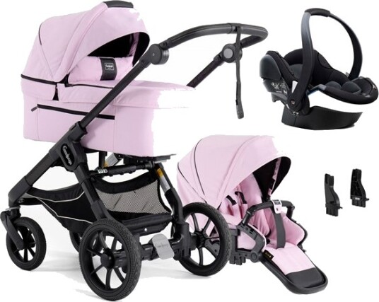 Emmaljunga Barnevogn NXT90 FLAT Sporty Pink Ink. iZi Go Modular X1 + Adapter