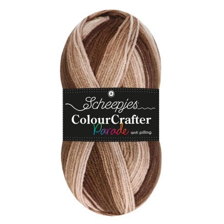 Scheepjes Colour Crafter Parade Garn 409 Brun Blend Scheepjes Colour Crafter Parade Garn 409 Brun Blend