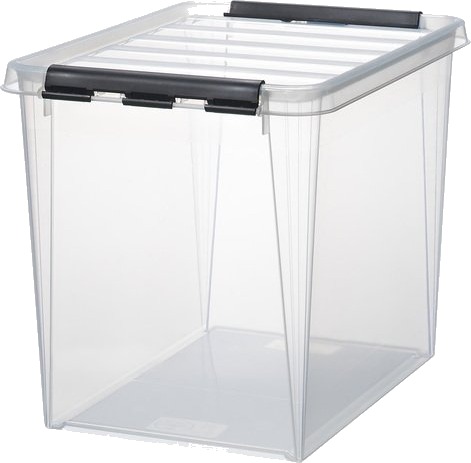 Smartstore Oppbevaringsboks classic 16 med lokk b: 30cm l: 40cm h: 32cm transparent