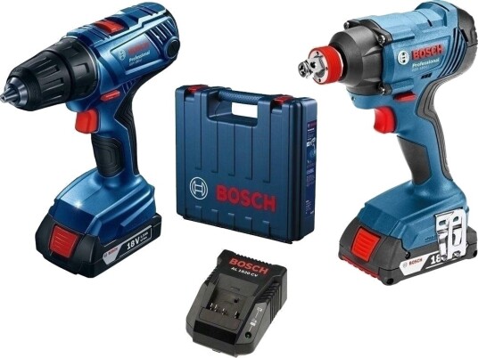 Bosch Professional GDX GSR, Verktøysett/Slagskrutrekker Med 3 Batterier