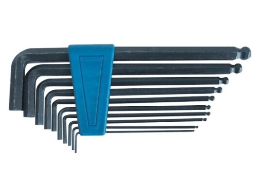 Mega Sekskantnøkler Type L 2,5-10Mm Med Kule 7 Stk. (48207)