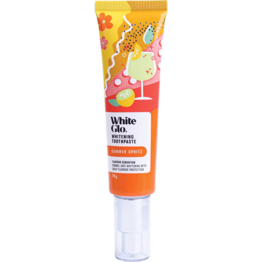 Tannkrem Whitening WHITE GLO Summer Spritz 70gr Tannkrem Whitening WHITE GLO Summer Spritz 70gr