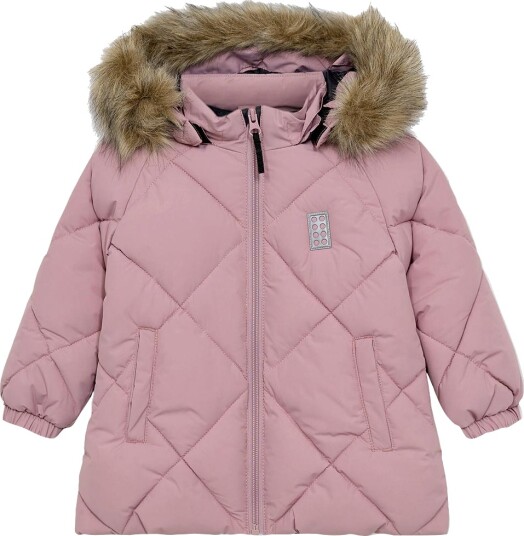 LEGO® Wear Polstret Jakke LWJojo 700 Dust Purple LEGO® Wear 4 år (104) Dunjakke Lilla Rosa