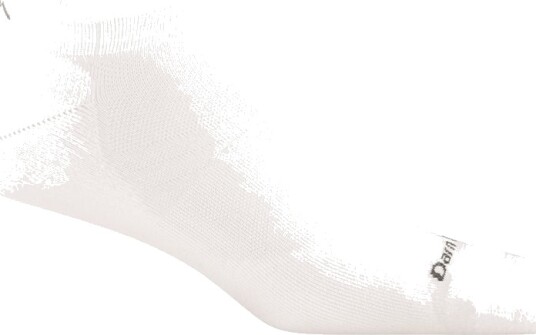 Darn Tough Run No Show Tab Ultra Lightweight with C White