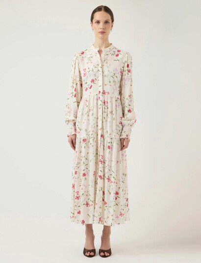 YAS Yasasina Ls Long Dress S. Noos Cream 34 YAS Yasasina Ls Long Dress S. Noos Cream 34