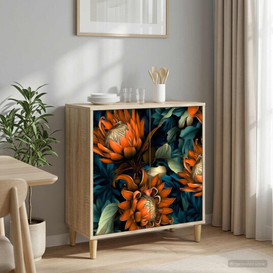 vidaXL Serviesskap LOCHEM Sonoma 69 x 33 x 75 cm Konstruert tre
