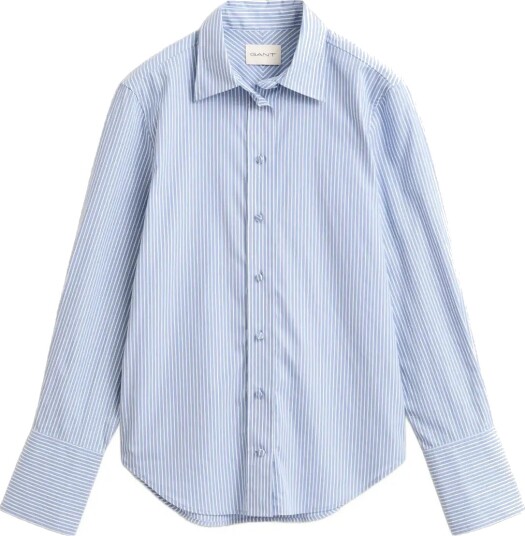 Gant Striped Yoke Detail Shirt Blue 44