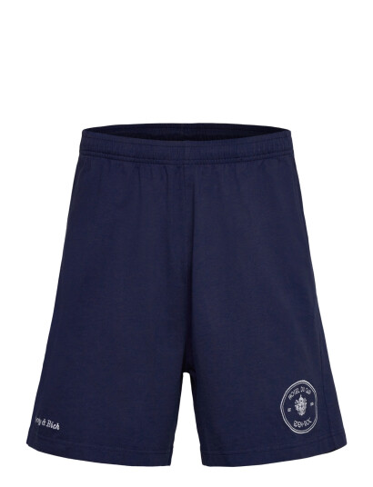 Sporty & Rich Eden Crest Embroidered Gym Short Navy XL