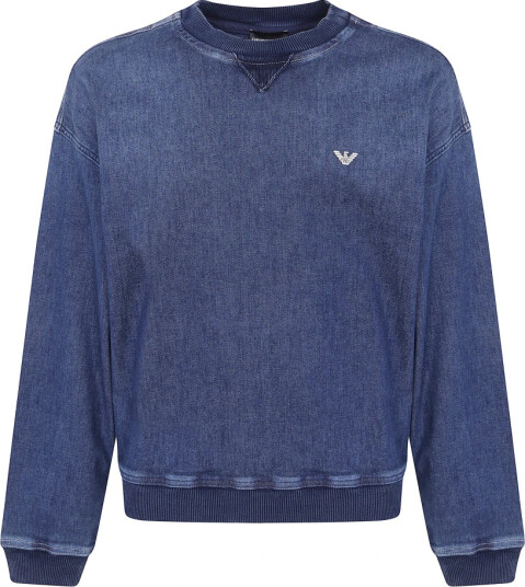 Emporio Armani Herre Gensere & Hettegensere Blå S,