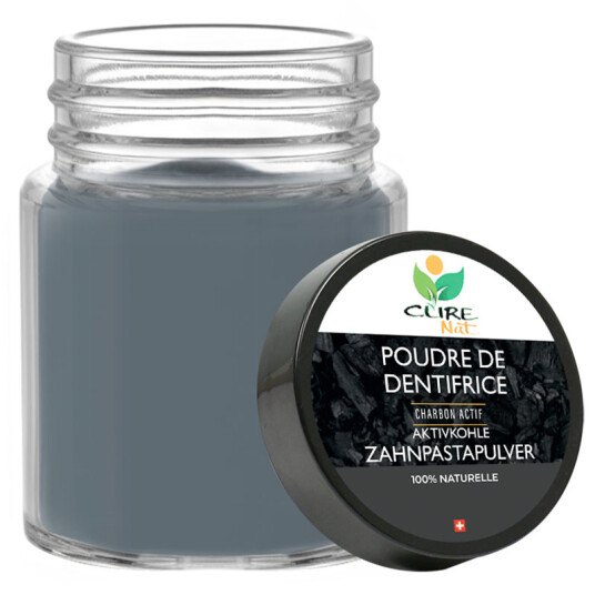 Kull Tannkrem Powder Cure NatCarbon 70 gr.