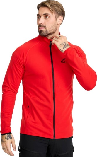 Revolutionrace Dame Overdeler Fleece & midlayers Evolution Light Stretch Fleece Hoodie Dame Moss Gray M