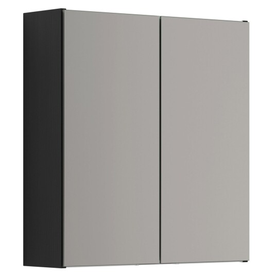 Dansani Mido+ Select speilskap, 60x64 cm, sort struktur