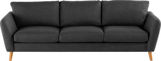 Trend 3 seters Stoffsofa Svart