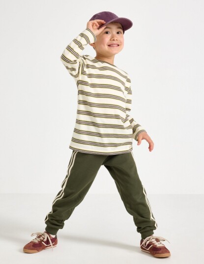 Lindex Joggers With Brushed Inside Khaki green 128