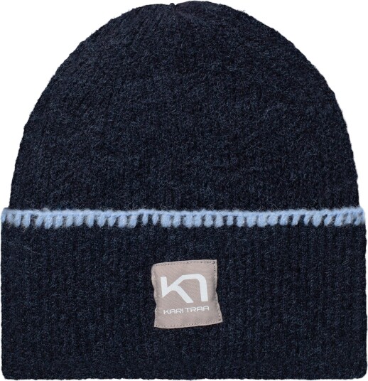 Kari Traa Women's Rothe Wool Beanie Dark Navy Blue OneSize Kari Traa Women's Rothe Wool Beanie Dark Navy Blue OneSize