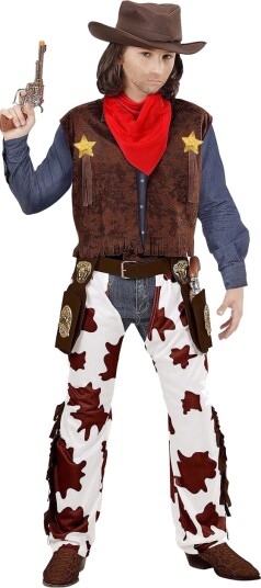Widmann Cowboy Barnekostyme 4 Deler 14 16 År