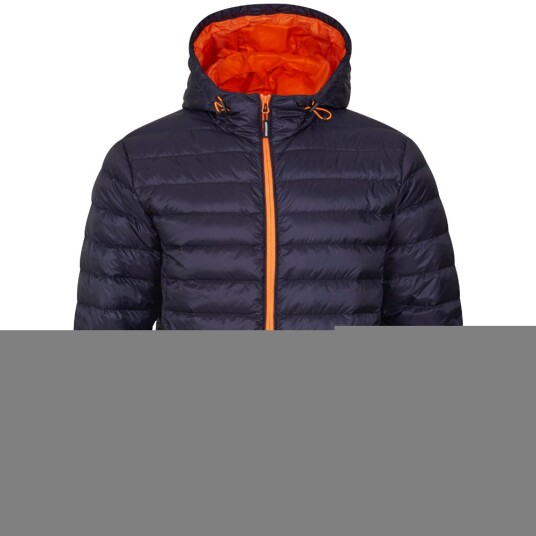 Tracker 7078 Superlight dunjakke, marineblå/oransje, 1 stk., STK-7078517 Navy Blue/Orange S