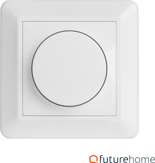 Futurehome Rotasjonsdimmer Hvit RAL9003