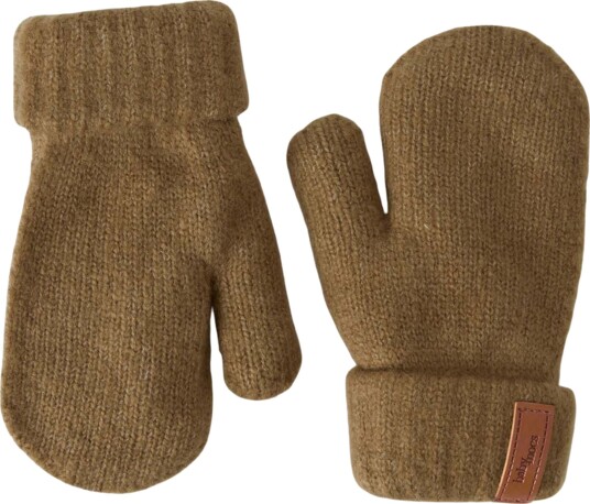 BabyMocs  Strikkede Votter, Greige, 3-7 år