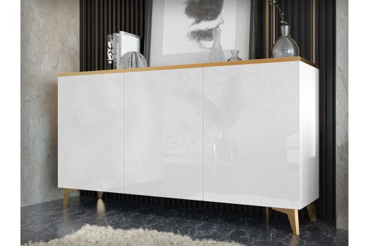 Kommode Worthing 150 cm Hvit