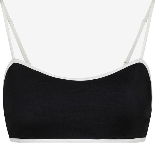 Neo Noir   Bikini BH Fia Solid Contrast Bikini   Svart