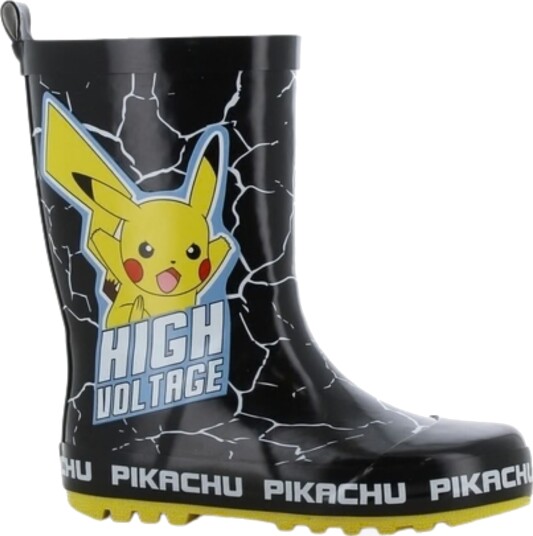 Leomil Pokemon Rainboots Black 26