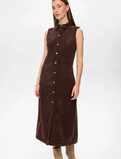 Nümph Nuthea Dress - Brown - 36 Nümph Nuthea Dress - Brown - 36