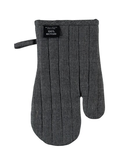Noble House Oven Glove Ronja Recycled - Black - 15X30CM x 1.5 Noble House Oven Glove Ronja Recycled - Black - 15X30CM x 1.5