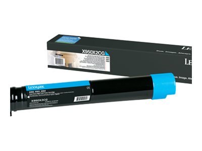 Lexmark - Høy Ytelse - Cyan - Original - Tonerpatron - For Lexmark Xs950de Xs955de Xs955dhe