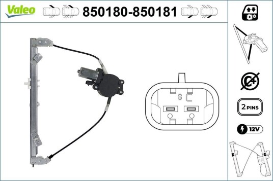 Vindusheis VALEO 850180