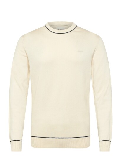 GANT Cotton Modal C Neck Cream XXXL GANT Cotton Modal C Neck Cream XXXL