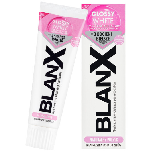 Tannbleking Tannkrem BLANX Glossy White 75 ml