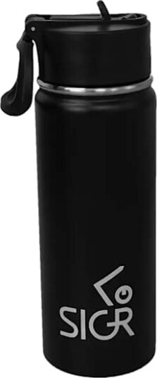 SIGR Stainless Steel Water Bottle - 500 ml Black 500ml
