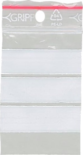 Lynlåspose Grippie 50 Μm 40 X 60 Mm Ld Pe Transparent Med Skrivefelt Lynlåslukning Pakke A 100 Lynlåspose Grippie 50 Μm 40 X 60 Mm Ld Pe Transparent Med Skrivefelt Lynlåslukning Pakke A 100
