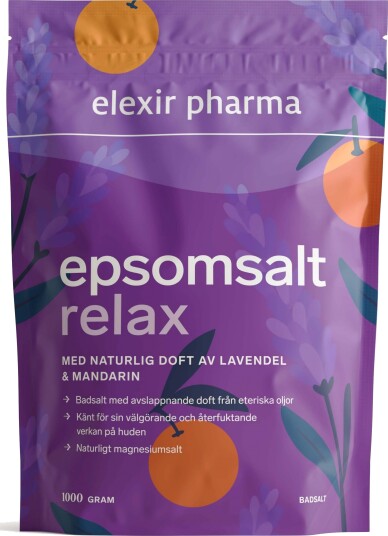 Elexir Pharma Epsomsalt Relax 1000 stk