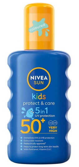 NIVEA SUN Protect & Care Kids Sun Spray SPF 50+ 200 ml NIVEA SUN Protect & Care Kids Sun Spray SPF 50+ 200 ml
