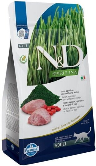 Farmina N&D Cat Spirulina & Lamb 1.5 kg