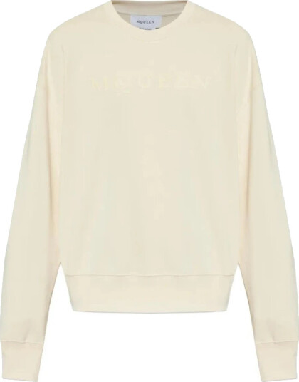 Alexander McQueen Herre Gensere & Hettegensere Beige M,