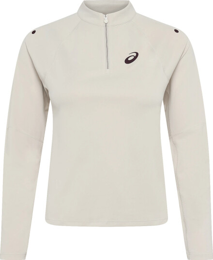 Asics Match 1/2 Zip Ls Top Cream M Asics Match 1/2 Zip Ls Top Cream M