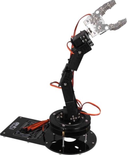 5-akset Robotarm med Griper til Raspberry Pi og Arduino