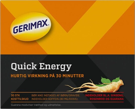 Gerimax Quick Energy 30 stk. Gerimax Quick Energy 30 stk.