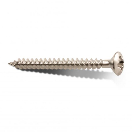 Heco 9601201 VVS-skrue Rustfritt stål A2, polert 5,5 x 50 mm, 10-pakning