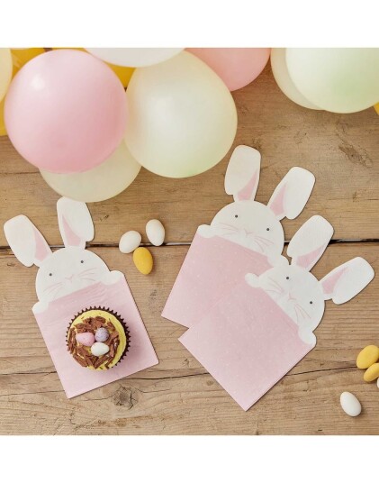 16 stk Peekaboo Kaninservietter  cm Hey Bunny