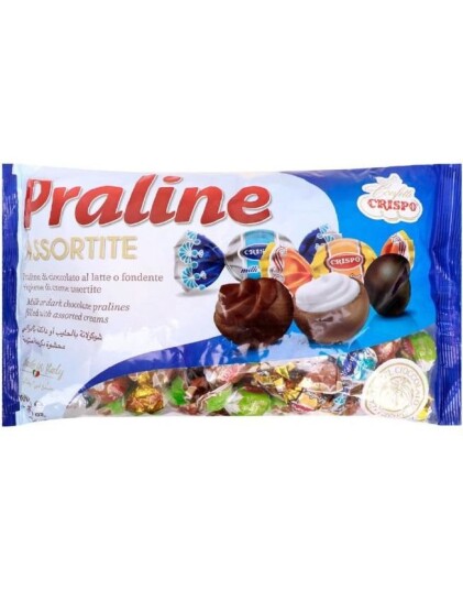 1 kg Crispo Praline Assorted Assortert Blanding med Forskjellige Sjokoladepraliner 1 kg Crispo Praline Assorted Assortert Blanding med Forskjellige Sjokoladepraliner